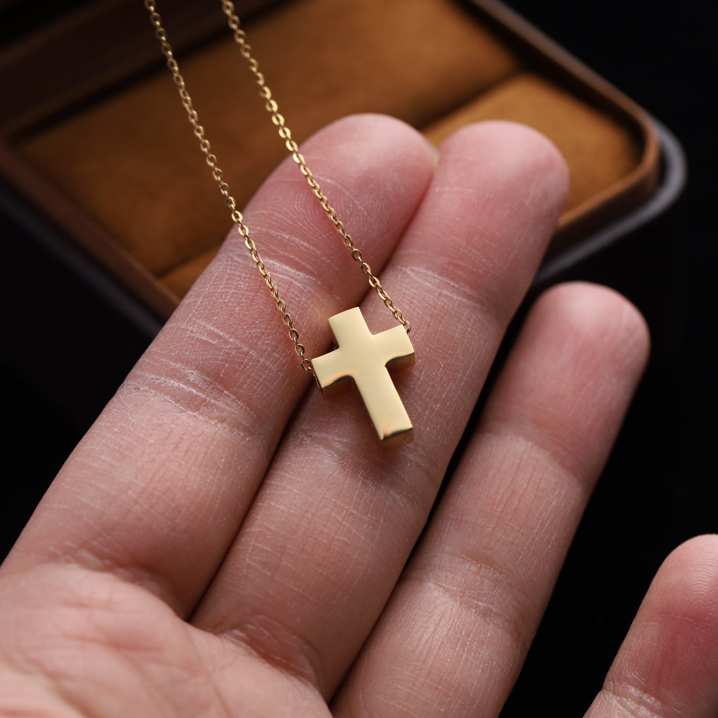 Gold stinless steel necklace