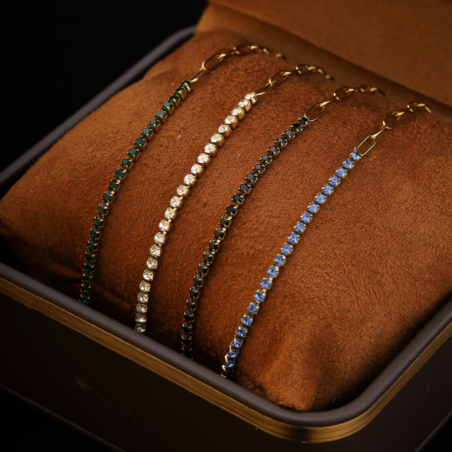 Stainless Steel Tennis Bracelet – Paperclip Chain Edition