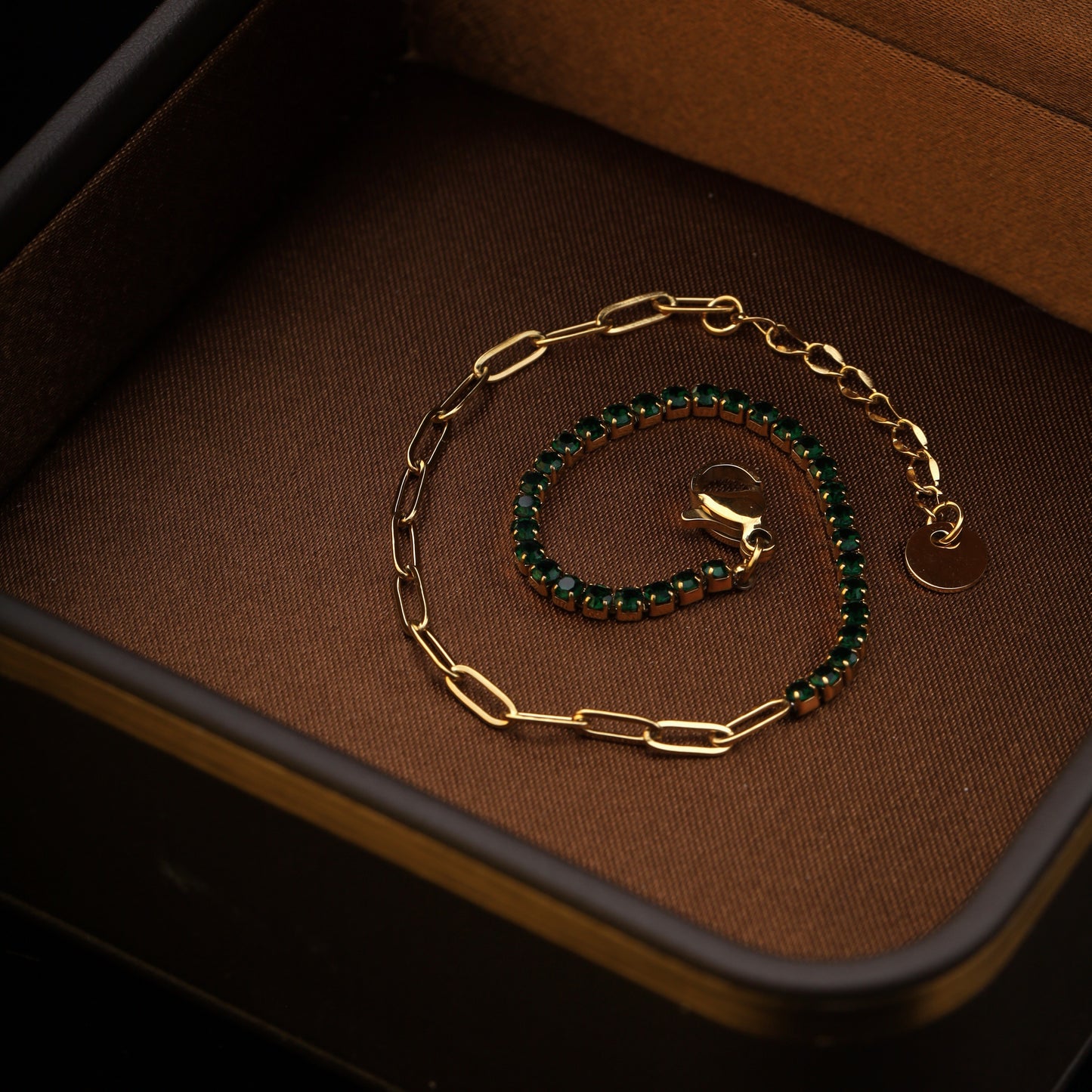 Stainless Steel Tennis Bracelet – Paperclip Chain Edition