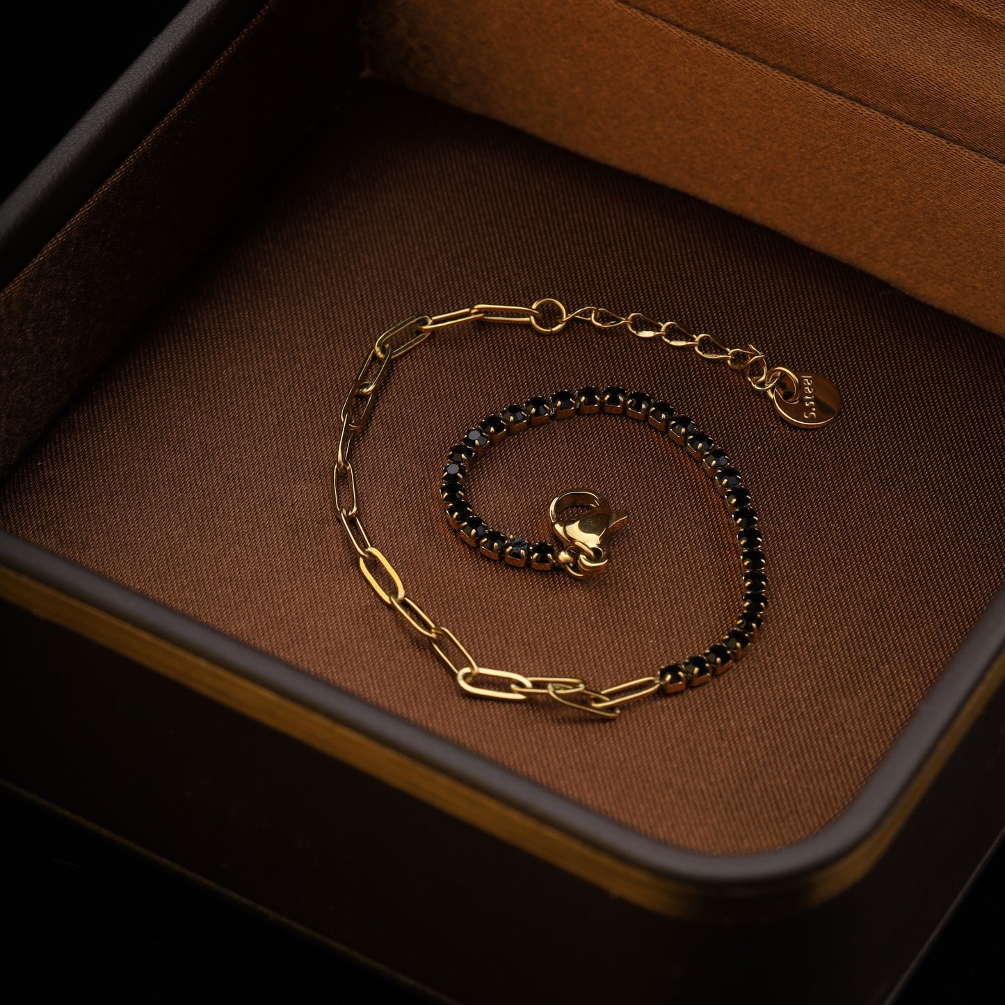 Stainless Steel Tennis Bracelet – Paperclip Chain Edition