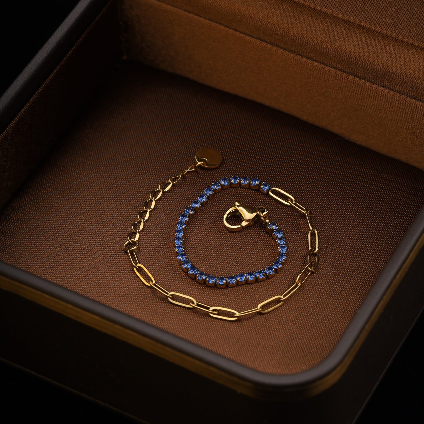 Stainless Steel Tennis Bracelet – Paperclip Chain Edition