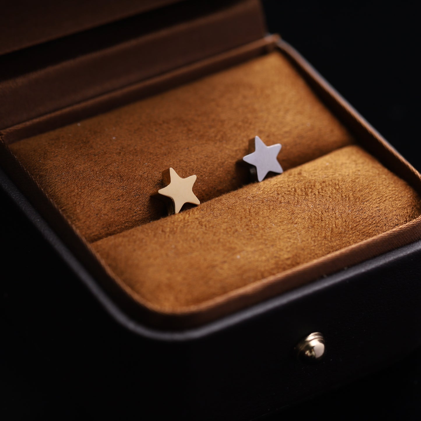 Minimalist Star Necklace – Stainless Steel, Adjustable Sliding Chain (Gold & Silver Options)